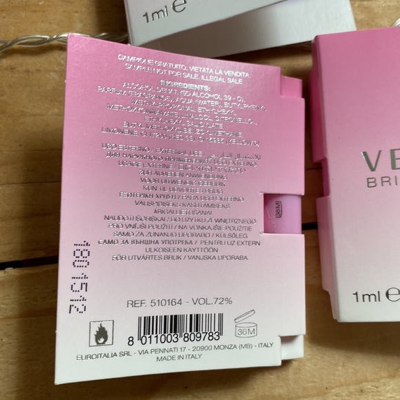 Versace Bright Crystal Sample x 3 new - Picture 3 of 3